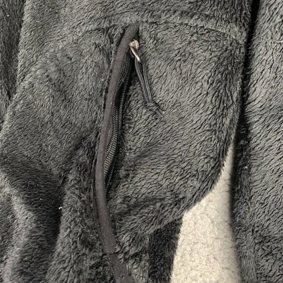 The North Face Women's Jacket Black Fleece Pullover Full Zip Up Pockets Size S - Picture 9 of 16